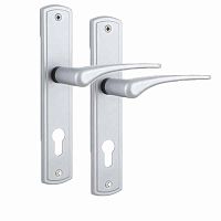 Ручки на планке ROSTEX Kredo 72мм (35-50мм) хром сатин